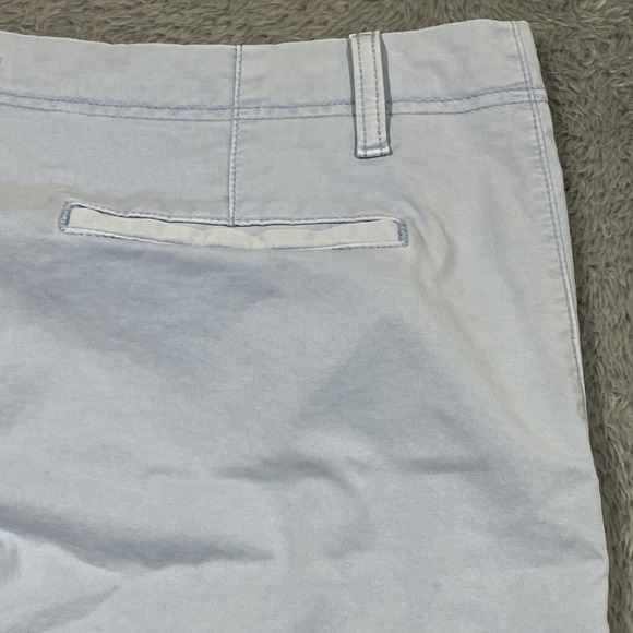 Banana Republic Boyfriend Pants Women's 14 38x28 Light Blue Wide Leg Chino - Picture 10 of 13
